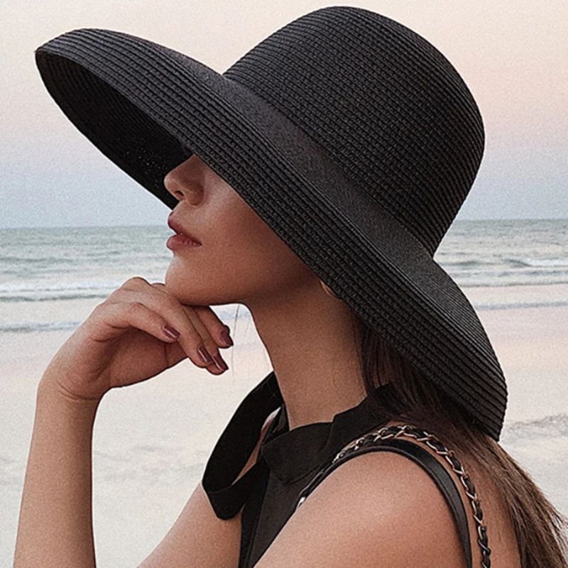 Hat Floppy Wide - 2023 Nieuwe Zomer Dames Effen Brede