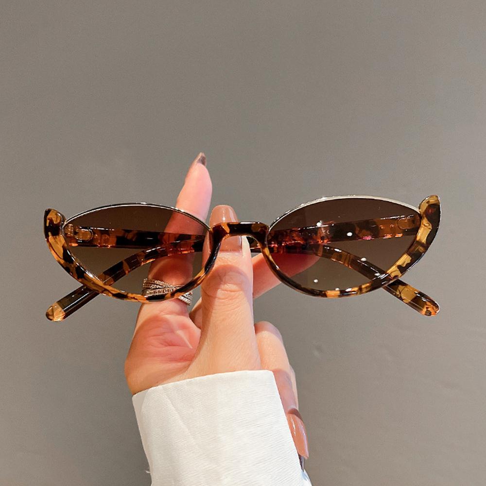 Sunglasses Cat Eye - Vintage kleine zonnebrillen met halfrand en