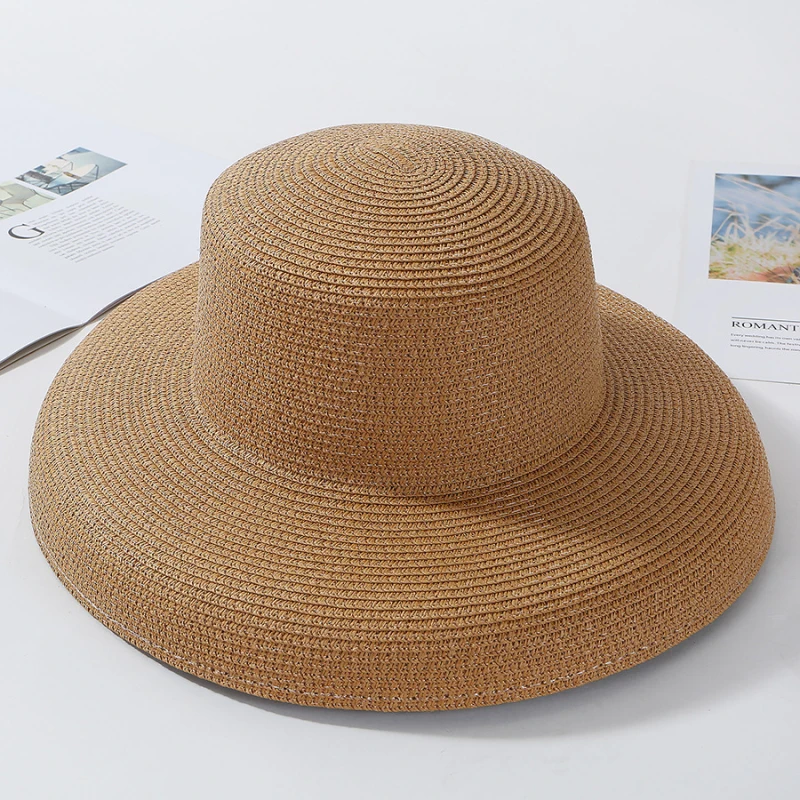 2023 Nieuwe Zomer Dames Effen  - Hat Floppy Wide recensie en prijs