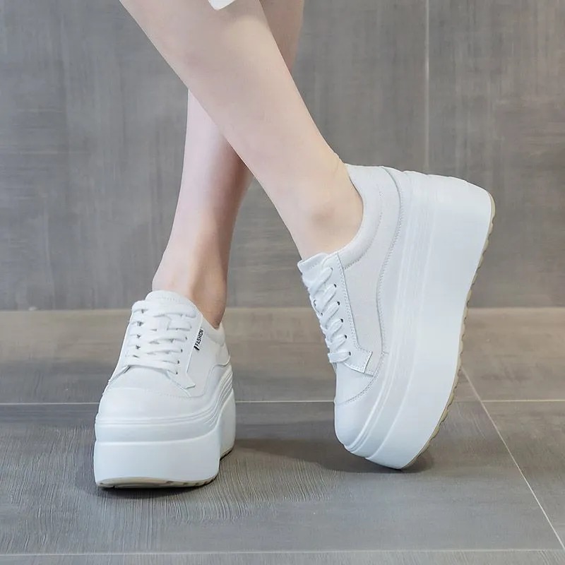 8 cm Nieuwe Canvas Echt Leer V - Wedge Espadrille Women recensie en prijs