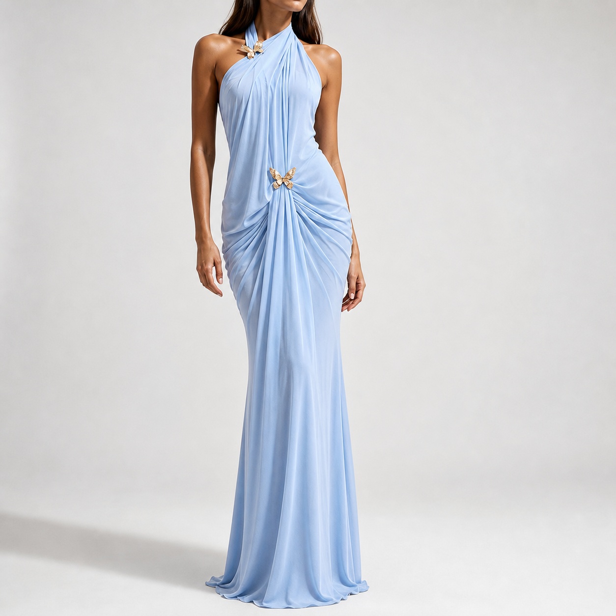 Elegante off-shoulder halterne - Maxi Dress Halter recensie en prijs