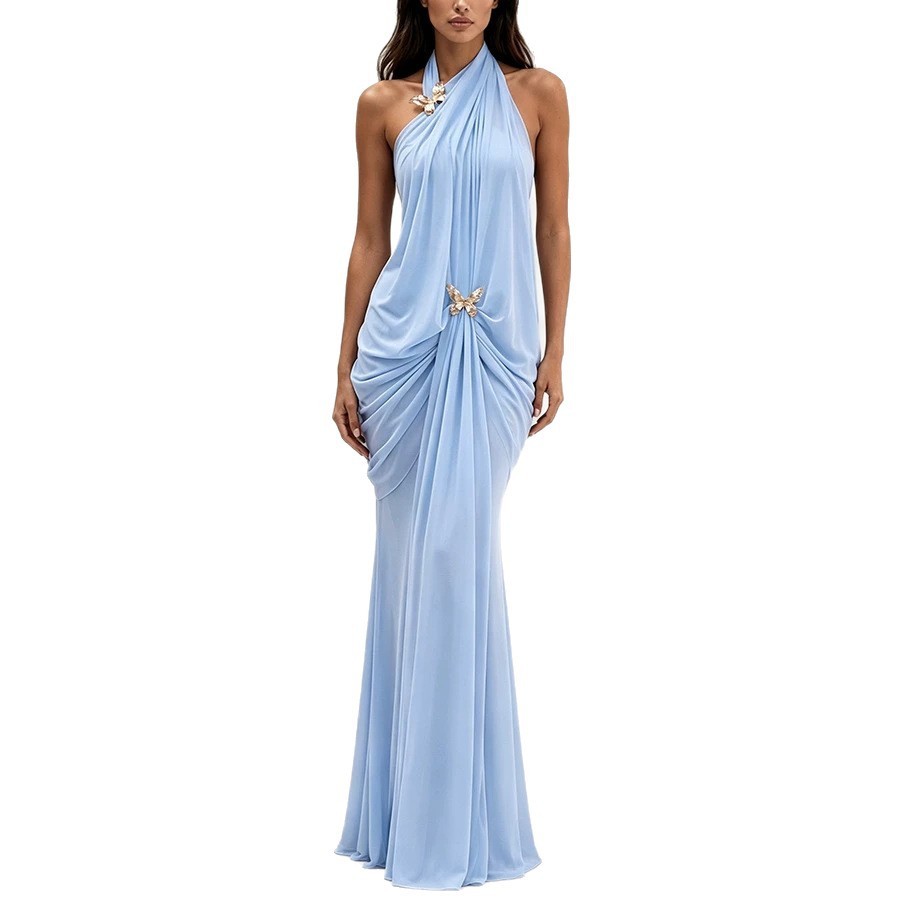 Elegante off-shoulder halterne - Maxi Dress Halter recensie en prijs