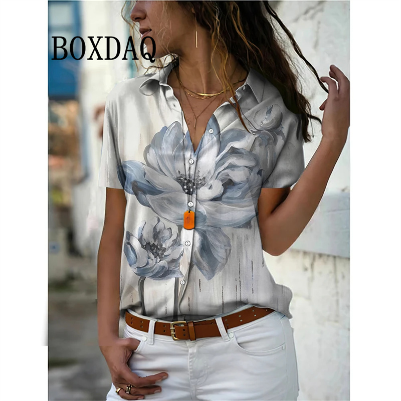 Zomer Vrouwen Shirt Vintage Bl - Romper Floral Print recensie en prijs