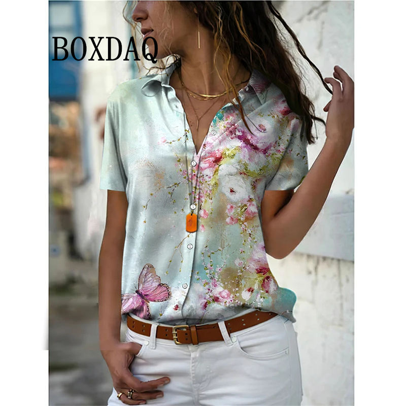 Zomer Vrouwen Shirt Vintage Bl - Romper Floral Print recensie en prijs