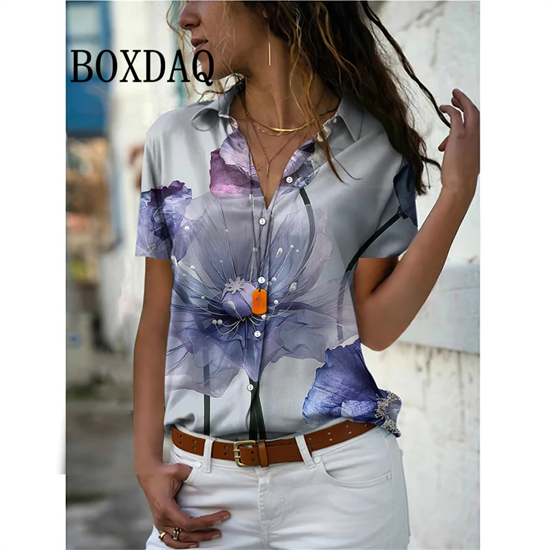 Zomer Vrouwen Shirt Vintage Bl - Romper Floral Print recensie en prijs